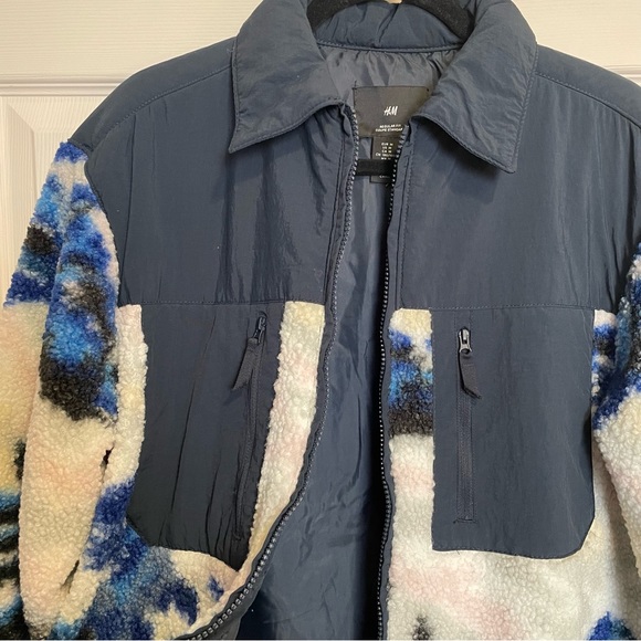 H&M Lightweight Jacket (Blue, M) - Picture 3 of 4